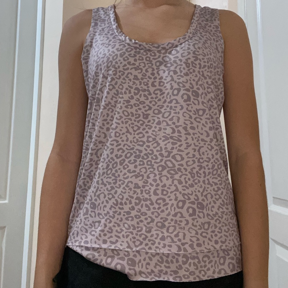cheetah tank top